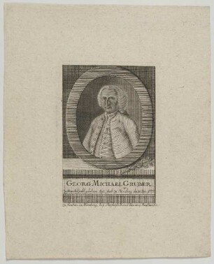 Bildnis des Georg Michael Gruber