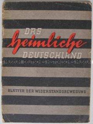 Broschüre des OdF-Hauptausschusses über den antifaschistischen Widerstand in Deutschland