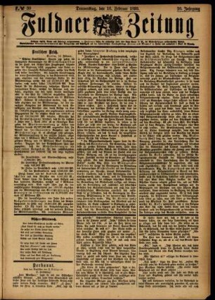 Ausgabe vom Donnerstag, den 16. Februar 1893.