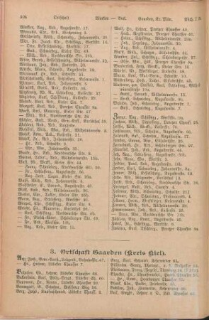 3. Ortschaft Gaarden (Kreis Kiel).
