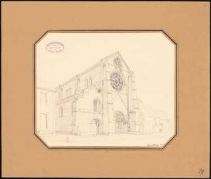 Kirche, Otterberg: Perspektivische Ansicht