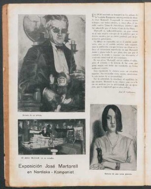 Exposición José Martorell en Nordiska - Kompaniet