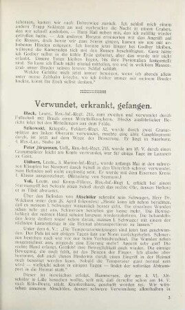 3 Verwundet, erkrankt, gefangen.