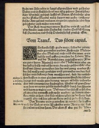 Vom Tranck. Das sibent capitel.