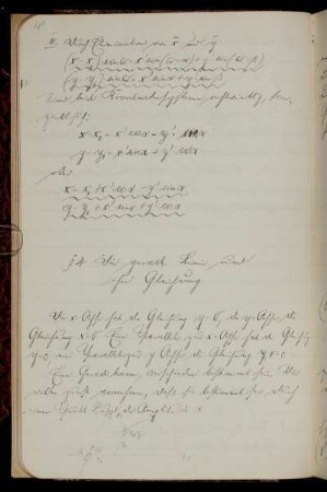§ 4. Die gerade Linie und ihre Gleichung