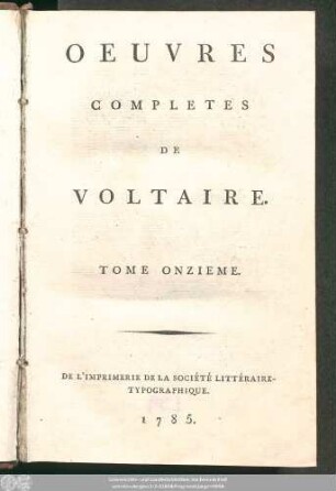 T. 11: La Pucelle D'Orleans : Poeme En Vingt-Un Chants