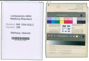 Entnazifizierung Heinrich Nierhaus , geb. 10.03.1897 (Kaufmann)