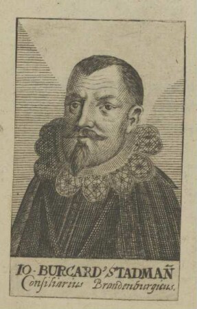 Bildnis des Iohannes Burcardus Stadmannus