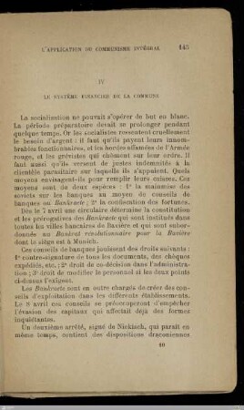 IV. Le système financier de la commune