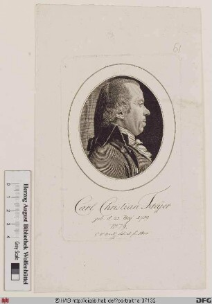 Bildnis Carl Christian Freyer