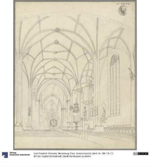 Merseburg. Dom. Innere Ansicht
