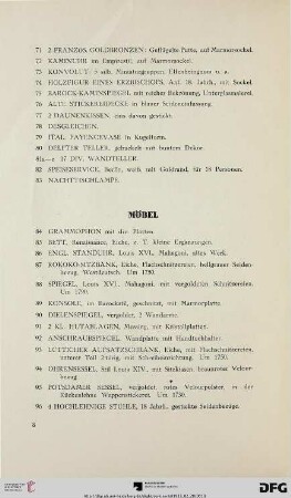 Möbel (Nr. 84-213)