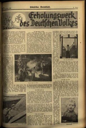 Dritte Ausgabe vom Freitag, den 22. März 1935.