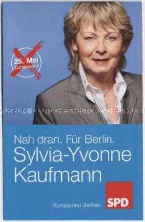Wahlwerbung der SPD zur Europawahl am 25. Mai 2014