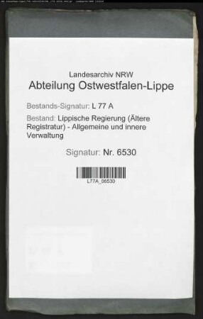 Kapitalien der katholischen Mission zu Vlotho auf den Gütern Papenhausen und Entrup