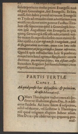 Partis Tertiae