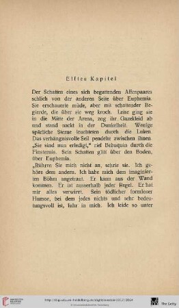 Elftes Kapitel