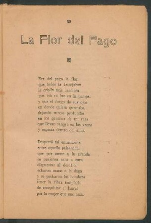 La flor del pago