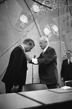 Amtseinführung von Oberbürgermeister Otto Dullenkopf
