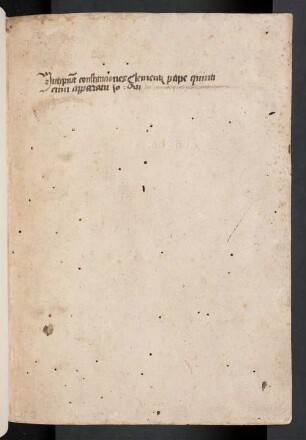 Constitutiones : [Mit der Glosse des Johannes Andreae]