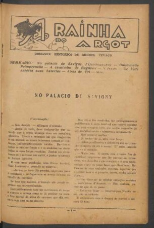 A rainha do Argot : Romance histórico