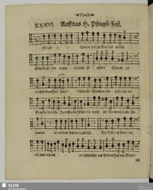 XXXVI. Singet fröhlich Gott der unsere Stärke ist