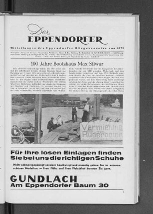 100 Jahre Bootshaus Max Silwar