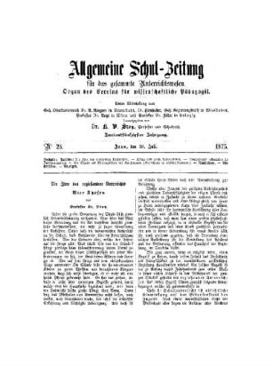 Die Idee des erziehenden Unterrichts : Vier Thesen