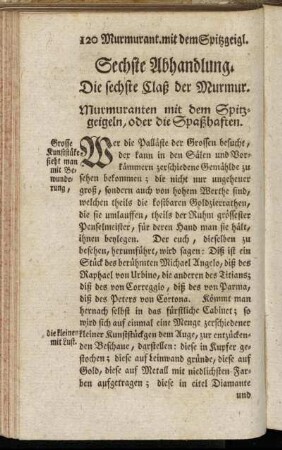 Sechste Abhandlung.