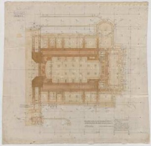 Thiersch, Friedrich von; Wiesbaden; Kurhaus - Südflügel (Erdaushub)