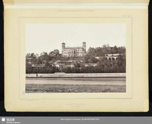 Albrechts-Schloss Ansicht nach der Elbe