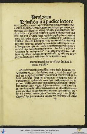 Thome murner de sillabarum quantitatibus