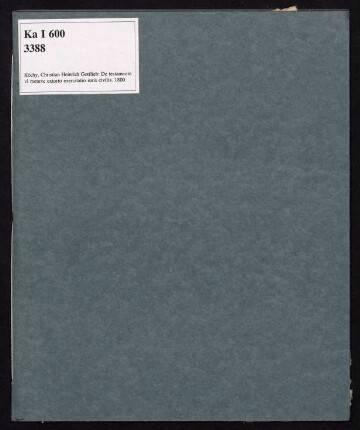 De Testamento Vi Metvve Extorto Exercitatio Ivris Civilis