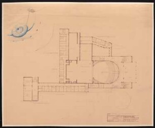 Konservatorium mit Theater, Istanbul: Grundriss 1. OG 1:200