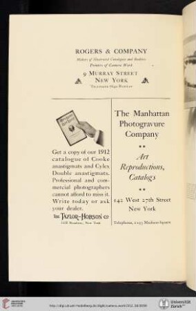 Rogers & Company [Catalogues, Booklets, Printers of Camera Work]