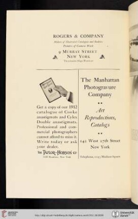 Rogers & Company [Catalogues, Booklets, Printers of Camera Work]