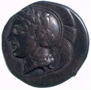 Münze, Didrachme, 1 Hälfte 4. Jahrhundert v. Chr.