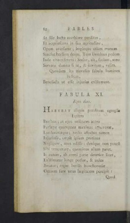 Fabula XI. - XX.
