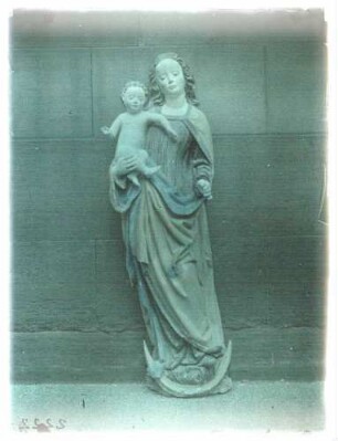 Kirche; Madonna vor der Restaurierung