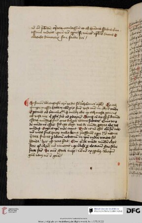 Exzerpt aus Augustinus, In Iohannis evangelium tractatus CXXIV