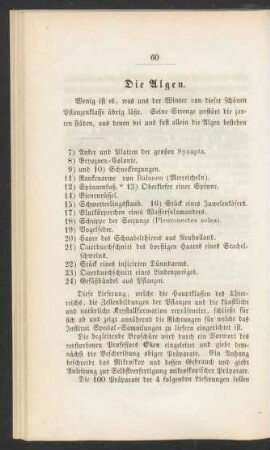 Die Algen.