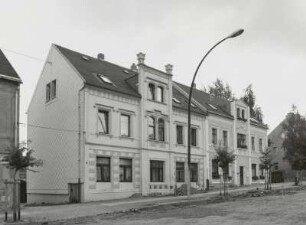 Olbernhau, Wohnhäuser : Olbernhau. Wohnhäuser (letztes Viertel 19. Jahrhundert), Bahnhofstraße 19/21. Straßenansicht