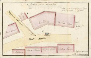 Versetzung eines Gemeindebrunnens auf dem Eigentum des Fabrikanten Louis Merian in Höllstein