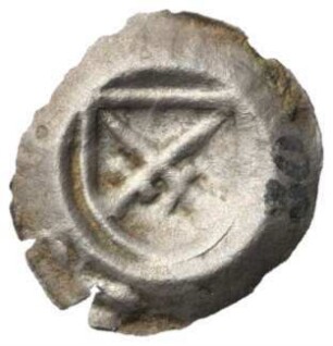 Fundmünze, Hohlpfennig, 1456 - 1465