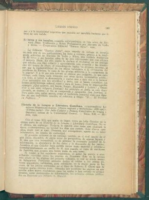 Historia de la lengua y literatura castellana