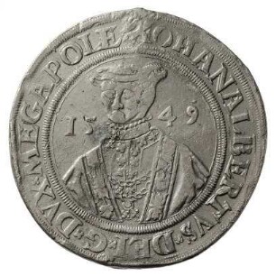 Münze, Taler, 1549
