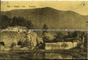 Ruine der Festung auf der Insel Ada Kaleh