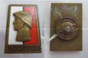 Bestenabzeichen "Vorbildlicher Soldat" der polnischen Armee, ohne Stufenangabe, Volksrepublik Polen