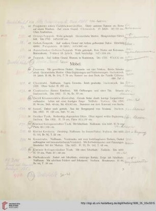 Möbel (Nr. 46-90)
