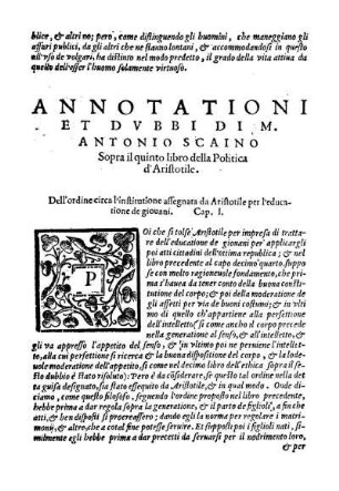 Sopra il quinto libro [...]